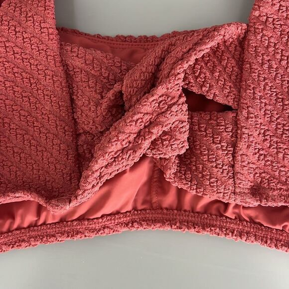 NWT Andie Swim The Barbados Bikini Top in Sedona Macrame Size S - Picture 7 of 11